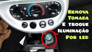 Lâmpada de led na tomada 12 voltes do Ford Ka fiesta e etc [upl. by Bisset]