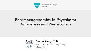 Pharmacogenomics How Are Antidepressants Metabolized [upl. by Annaoy]