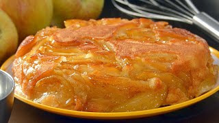 Tarta de Manzana en Sartén 🍎 ¡100 SIN HORNO ✅ [upl. by Rezal]