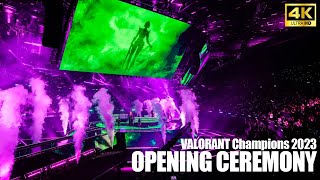 【4K】VALORANT Champions 2023 Opening Ceremony POV【VCTVALORANT】 [upl. by Belen]