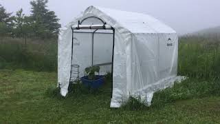 ShelterLogic Greenhouse 6x8 Review [upl. by Berga]