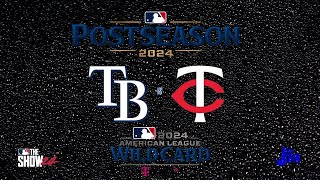 MLB® The Show™ 24 AL Wildcard TB vs MIN Game 1 [upl. by Etnahc227]