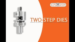 ClipsShop TwoStep Die sets for eyelet  grommet attaching [upl. by Puiia]