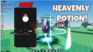 the new HEAVENLY POTION what does it do  Sols Rng Roblox [upl. by Wynnie]