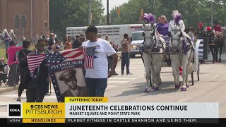 Juneteenth celebrations continue today in Pittsburgh [upl. by Nari]