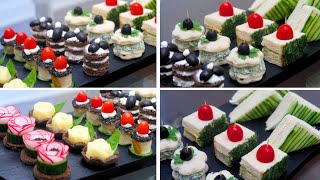 7 Delicious and Easy Recipes for Spring CANAPÉS and STARTERS  Party finger food ideas [upl. by Pimbley]