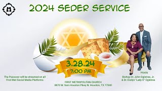 Seder Service 2024 [upl. by Ralyks370]