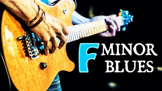 F Minor Blues Backing Track BB King Style ☮ [upl. by Ainala84]