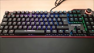 RAMPAGE HYDRA R6 RGB MEKANİK KLAVYE IŞIK AYARLARI [upl. by Priestley]