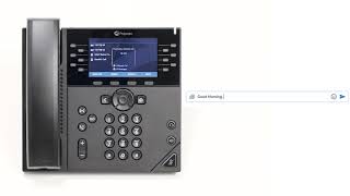 Polycom VVX 450  Park a Call [upl. by Willow]