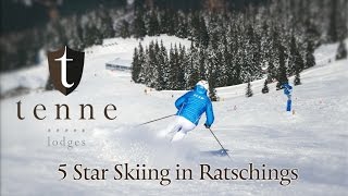 five star skiing  Tenne Lodges  Ratschings [upl. by Hammerskjold926]