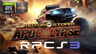 MotorStorm Apocalypse  RPCS3 Gameplay Full HD R5600x  4070 ti [upl. by Neddie]