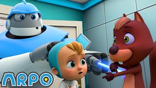 We Are Squirrel  Baby Daniel and ARPO The Robot  Funny Cartoons for Kids [upl. by Atneciv]