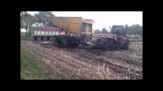 CASE Steiger Quadtrack festgefahren [upl. by Rhodie]