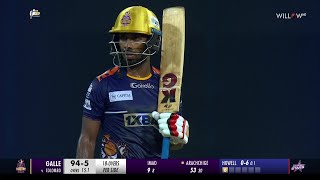 Sahan Arachchige 53 runs vs Colombo Stars Eliminator  Colombo Stars vs Galle Gladiators [upl. by Nevek]