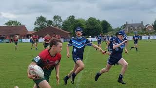 🏉 Halton Farnworth Hornets Greens U13s Blackbrook Royals U13s [upl. by Tija]