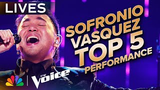 Sofronio Vasquez Performs quotUnstoppablequot By Sia  The Voice Finale  NBC [upl. by Shreve]