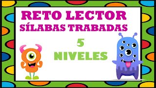 Reto lector para niños quotSÍLABAS TRABADASquot [upl. by Lac]