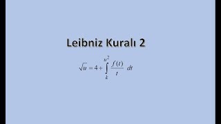 Leibniz Kuralı 2 [upl. by Moulden]