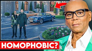 RuPaul’s 15000000 Mansion  PARTNER Car Collection Net Worth 2024 and more [upl. by Arturo911]