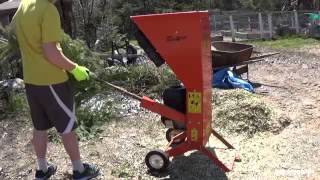 more chipping wood with the echo bearcat wood chipper [upl. by Gemini]