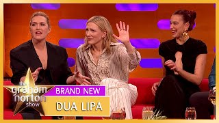 Kate Winslet Cate Blanchett amp Dua Lipa Discuss Their Weird Rituals  The Graham Norton Show [upl. by Annahgiel557]