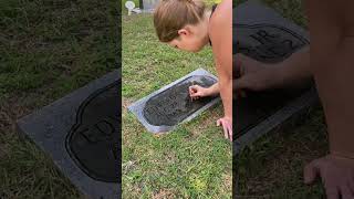 Gravestone Cleaning  ESW Jr [upl. by O'Donnell]