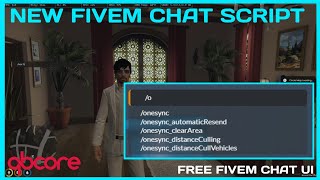 QBCore New Chat Script FREE  FiveM Roleplay Scripts  FiveM Tutorial 2023  MJ DEVELOPMENT [upl. by Ramyar]