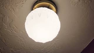 Daunton Semi Flush Mount Ceiling Light Review Gorgeous detail on this light [upl. by Eelimaj25]