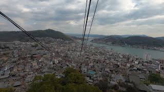 尾道・千光寺山ロープウェイ 山麓駅→山頂駅（後方展望） [upl. by Finnegan531]