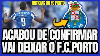 🔵💣 OLHA ISTO BOMBA FCPORTO PERDE TALENTO APANHOU TODOS DE SURPRESA NOTÍCIAS DO FC PORTO [upl. by Maury114]