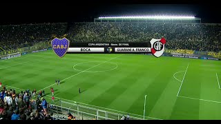 Fútbol en vivo Boca  Guaraní Copa Argentina 2015 8 avosFPT [upl. by Neeloj]