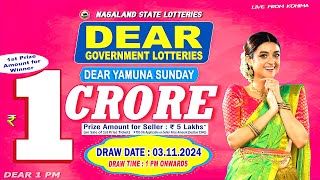 NAGALAND LOTTERY LIVE  1PM TODAY 03112024 [upl. by Kimmel]