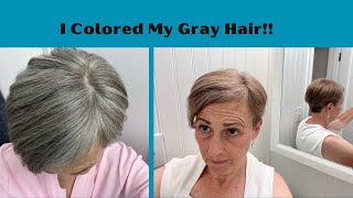 Ion Demi Permanent for Gray Hair  Color Gray the Easy Way  Amazing Results [upl. by Ettenal]