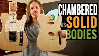 Solid vs Chambered Electric Guitar Body [upl. by Haeel]