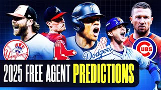 2025 MLB Free Agent Predictions [upl. by Enelrahs638]