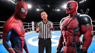 SPIDERMAN VS DEADPOOL  EPIC BATTLE [upl. by Jammin]