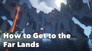 How to get to the Far Lands in Minecraft Java [upl. by Borszcz715]