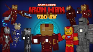 Iron man addon in Minecraft pocket edition [upl. by Anwahs]