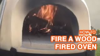 Firing a Forno Bravo Wood Oven [upl. by Lewin976]