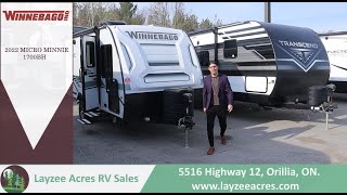 2022 Winnebago Micro Minnie 1700BH  Layzee Acres RV Sales [upl. by Denys228]