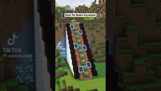 Making Escalator in Minecraft minecraft shorts [upl. by Ellehcear]