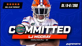 WATCH 5star DL LJ McCray commits to Florida Gators LIVE on 247Sports [upl. by Hedwig]