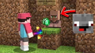 ich Tarne mich als Fake Villager😂 Minecraft LUCKY BLOCK BEDWARS [upl. by Liban]