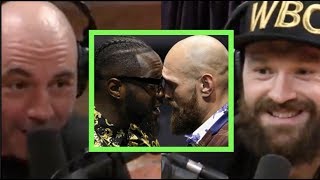 Joe Rogan  Tyson Fury on Fighting Deontay Wilder [upl. by Noivert]