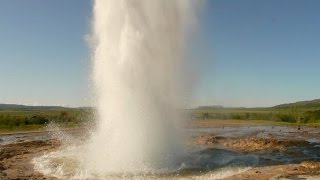 GEYSIRE IN ISLAND  GEYSERS OF HAUKADALUR [upl. by Isaac]