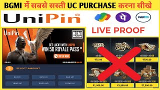 How To Purchase Bgmi UC In Unipin  Unipin Bgmi UC  Free UC Trick  Cheap Price UC Purchase Website [upl. by Goulette513]