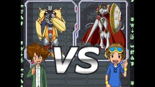 Digimon Rumble Arena Playstation 1 as WarGreymon vs Gallantmon Stage 4 [upl. by Xeno]