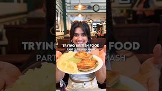 Trying British Food 😍 britsh foodie brits foodreview brittish british [upl. by Aniez740]