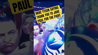 Mike Tyson Thankful to Jake Paul for the fight 👾🪙💲💲💲💲💲💲💲💲💲💲 [upl. by Hilary]